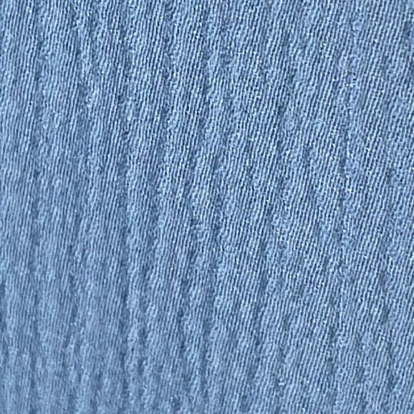 J. Jill blue long tunic 3/4 sleeves side vents boat neck simple textured S - Picture 6 of 10